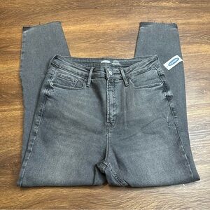 NWT Old Navy Rockstar Distressed Ripped High Rise Skinny Jeans Women’s Size 12